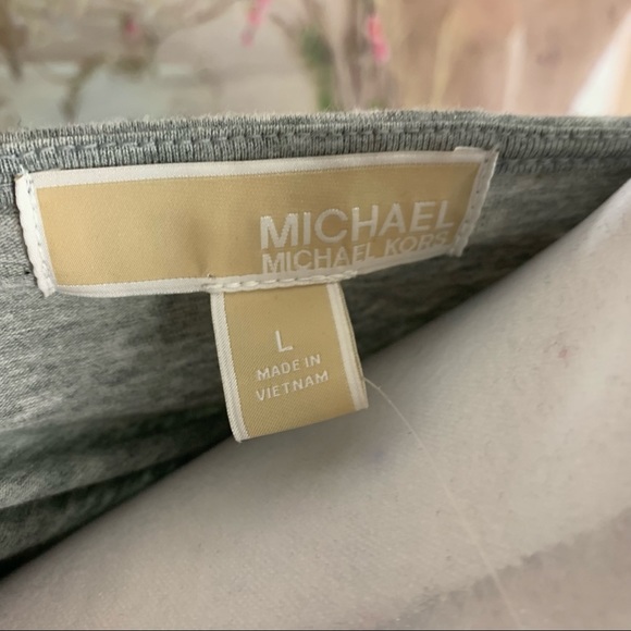 NEW Micheal Kors shoulder zipper rushed Blouse - Picture 10 of 11